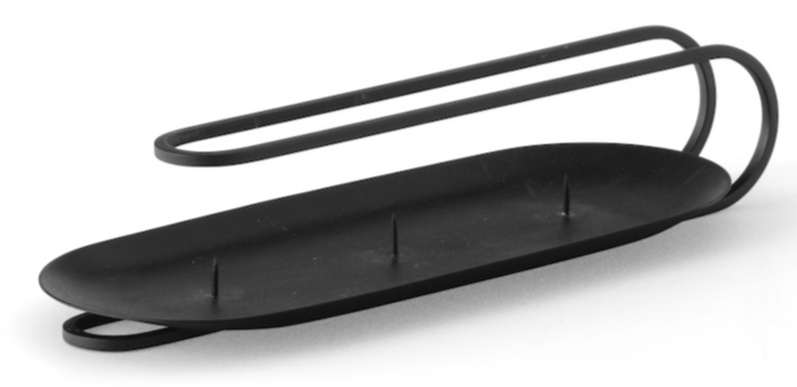 Clip Table Candle Holder - Audo Copenhagen - Candle Holders - 3 - Arm - Black - HORNE