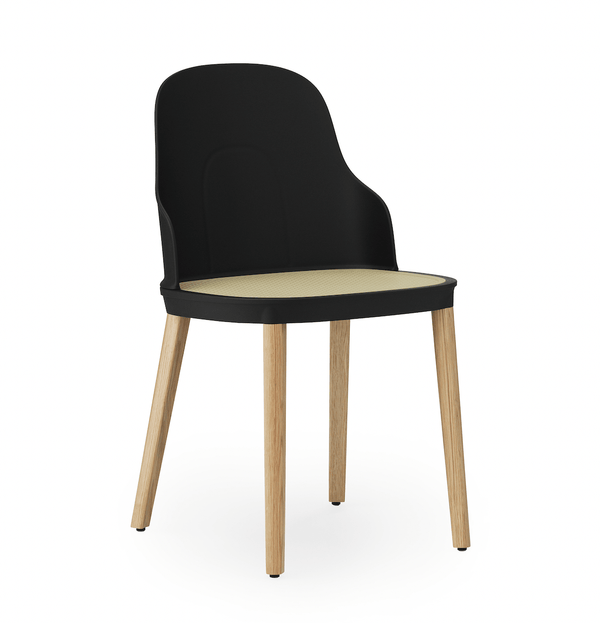 Allez Molded Wicker Chair - Oak