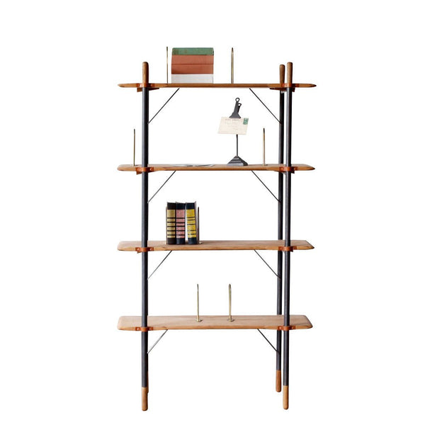 Brandywine Tall Freestanding Oak Shelf