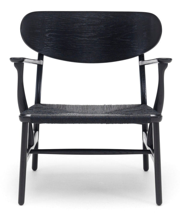 CH22 Lounge Chair - Black Paper Cord