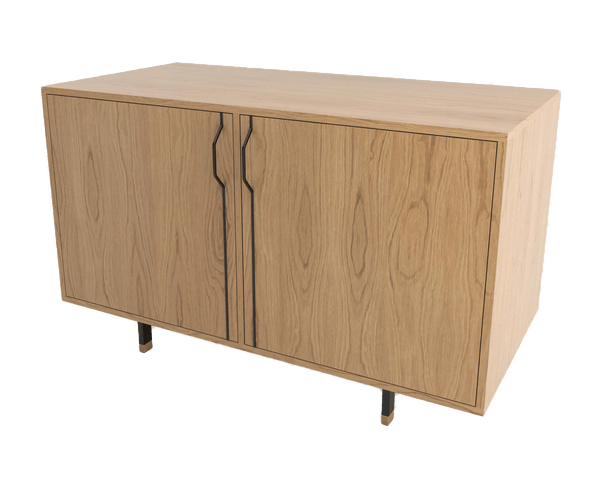 Chapman Double Unit Storage Cabinet - White Oak
