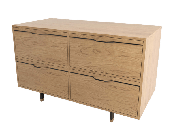 Chapman Small Storage Dresser Cabinet - White Oak