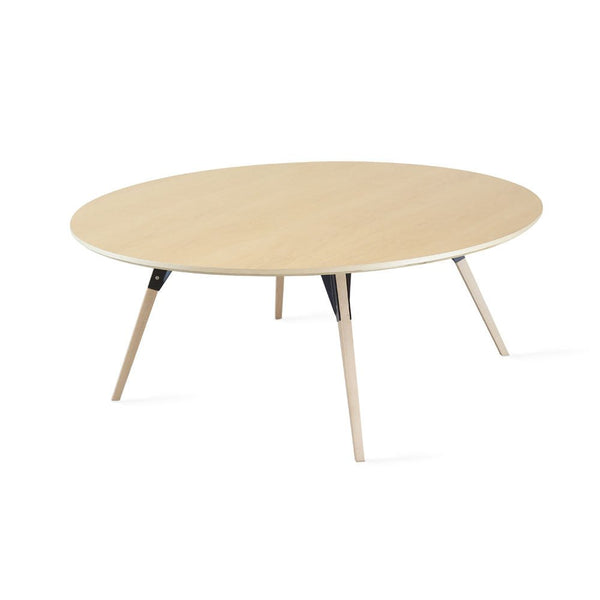 Clarke Large Circle Coffee Table - Maple