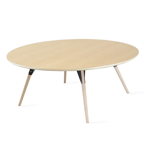 Clarke Large Oval Coffee Table - Maple