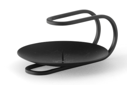 Clip Table Candle Holder - Audo Copenhagen - Candle Holders - Standard - Black - HORNE