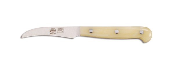 Coltello Curved Paring Knife - White Lucite