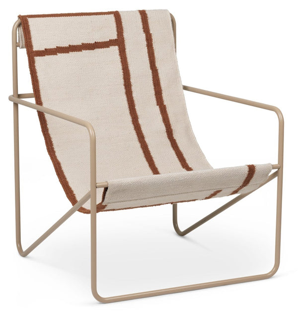 Desert Lounge Chair, Cashmere Frame - Set of 2