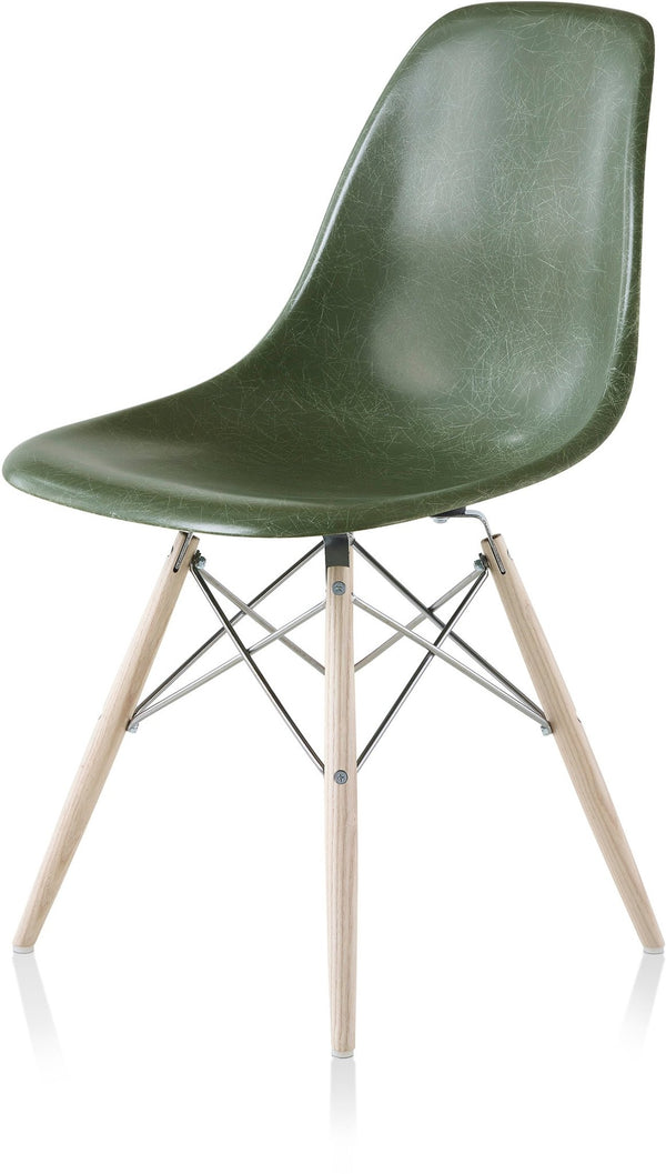 Eames® Molded Fiberglass Side Chair – Dowel Base