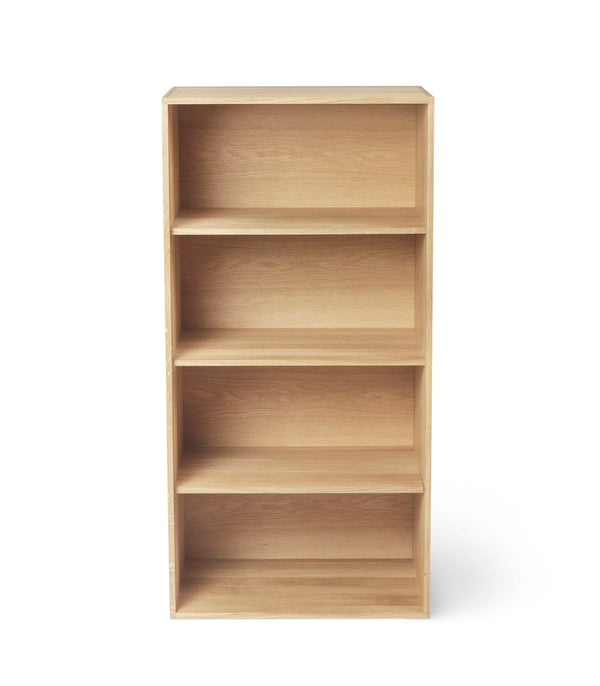 FK63 Deep Bookcase Upright - 2 Partitions