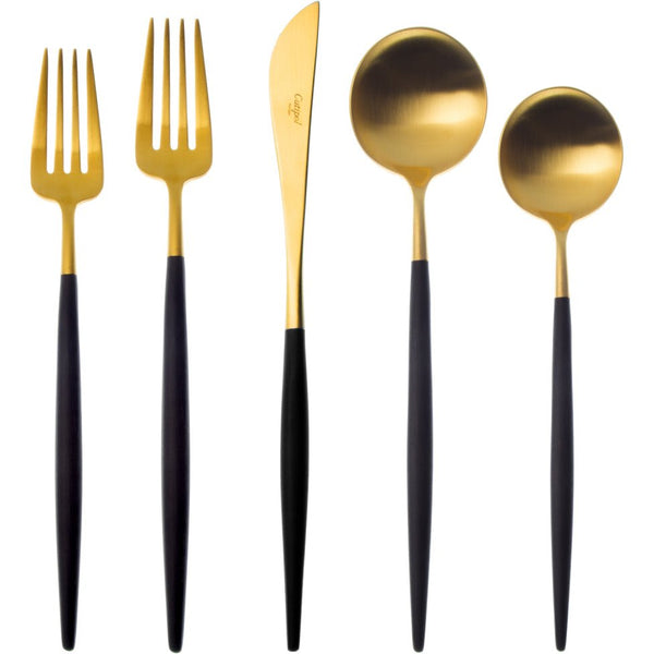 Goa Cutlery - Brushed Gold - 5pcs
