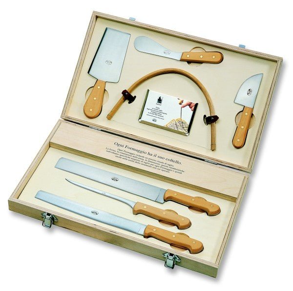 Italiani 7pc Cheese Knife Boxed Set - Boxwood