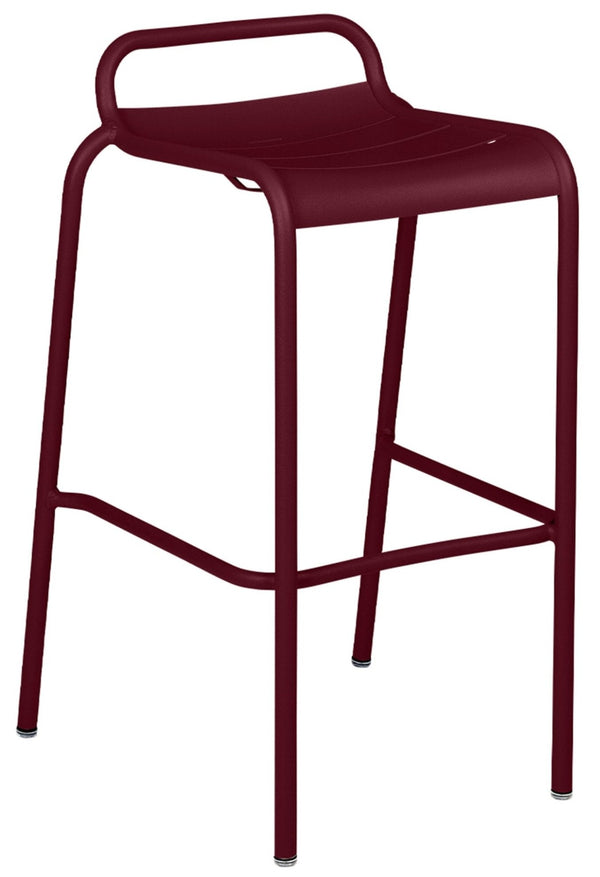 Luxembourg High Stool with Low Back - Set of 2