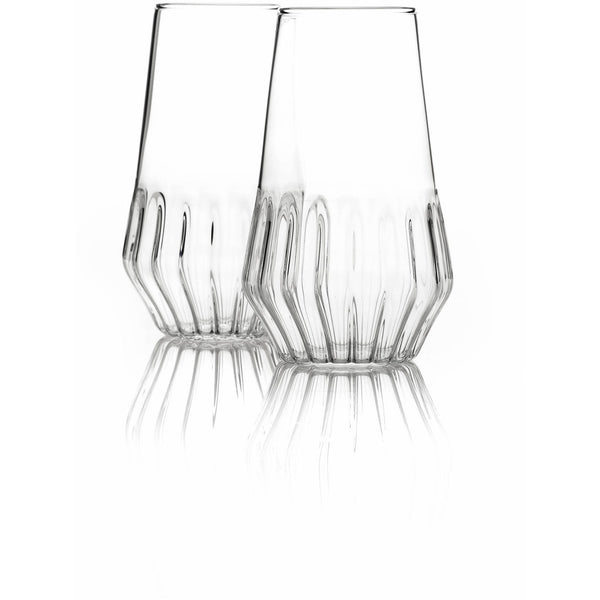 Mixed Flute Glass - Set of 2