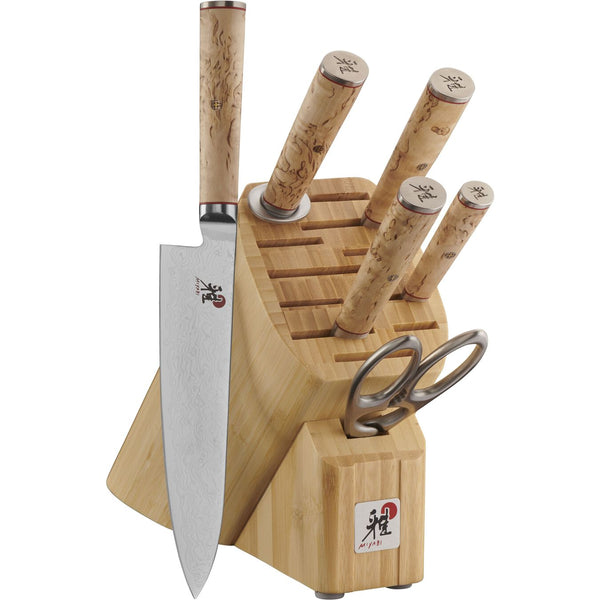 7 piece knife set, including scissors and knife block