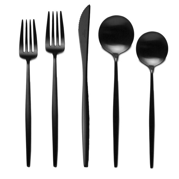 Moon Cutlery - Brushed Black - Boxed Sets