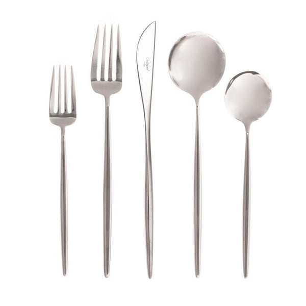 Moon Cutlery - Polished Steel - Boxed Sets