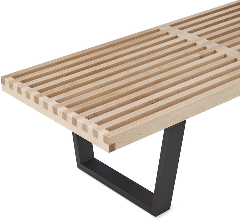 Nelson® Platform Bench – Ebonized Wood Base - Herman Miller® - Stools + Benches + Ottomans - 48