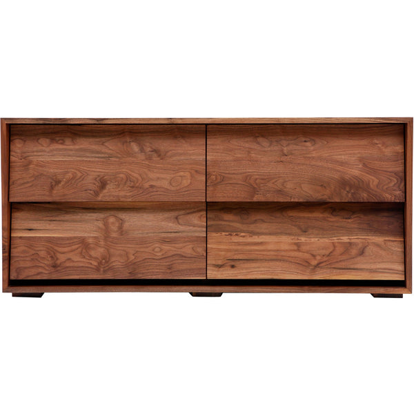 Oliver Small Walnut Storage Chest of Drawers