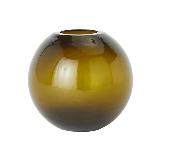 Open Box - Aurora Vase - Sphere - Dark Olive