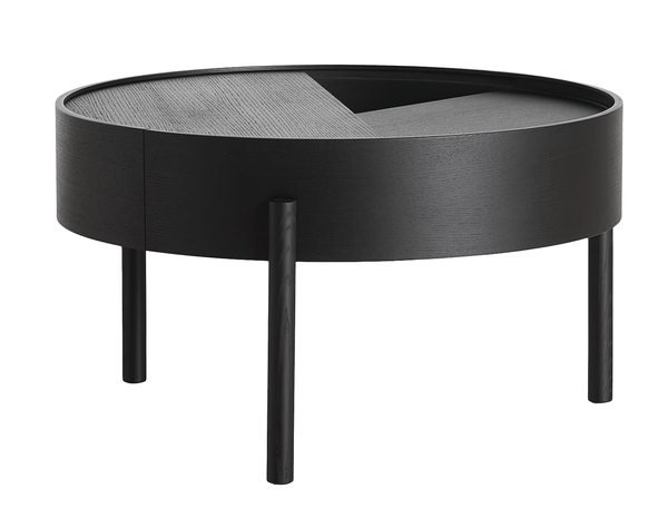 Overstock - Arc Coffee Table - Black - Small