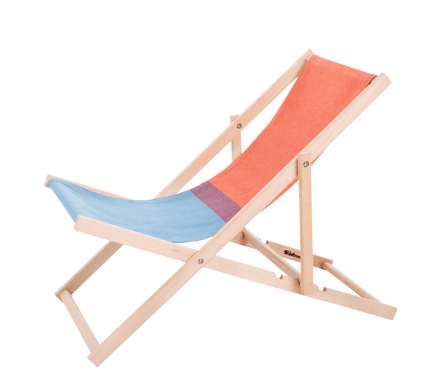 Overstock - Beach Chair - Red/Blue