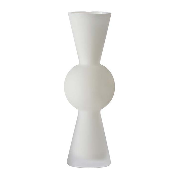 Overstock Bon Bon Vase - White