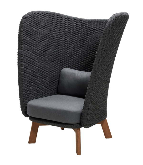 Peacock Wing Highback Chair