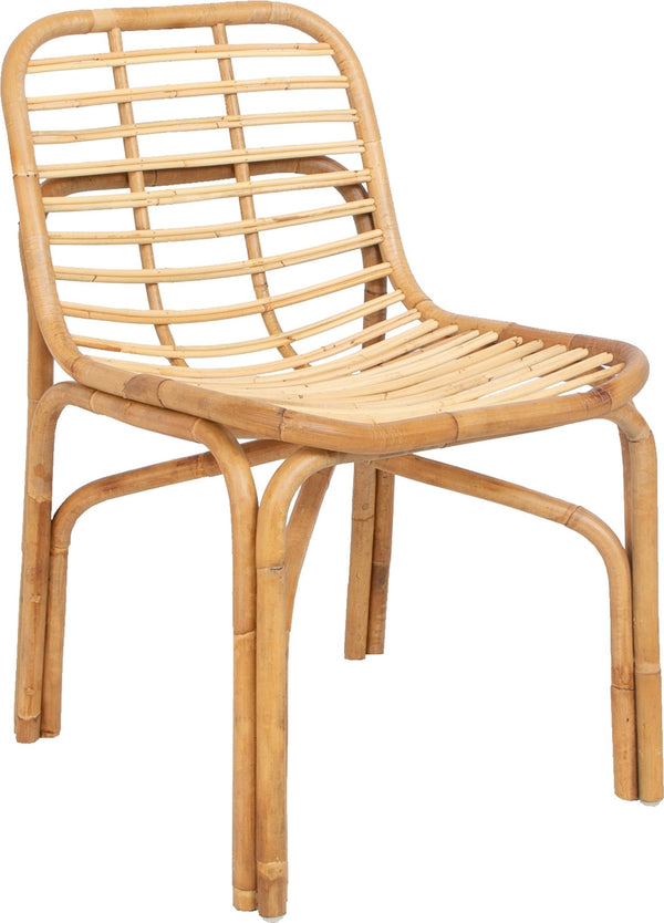 Peak armless dining chair by Cane-line