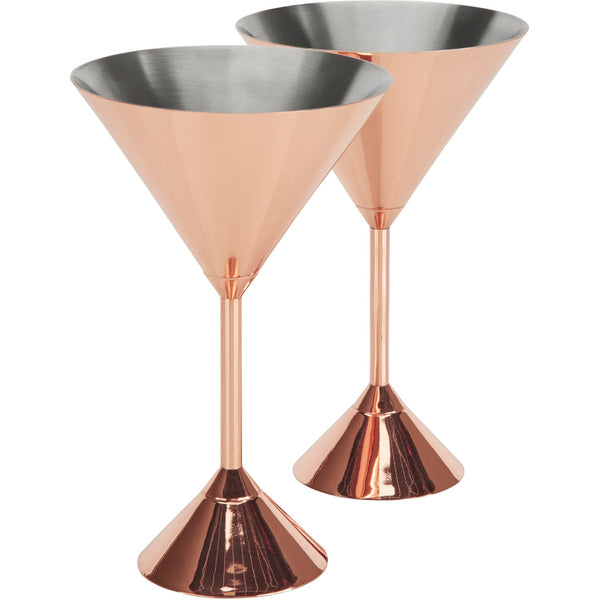 Plum Martini Glass - Set of 2