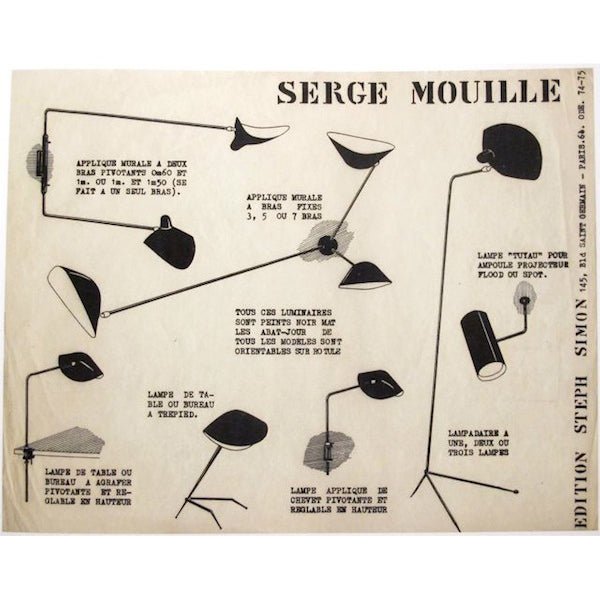 Serge Mouille Tripod Desk Lamp
