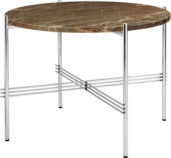 TS Coffee Table Round Ø 21.6 - Polished Steel