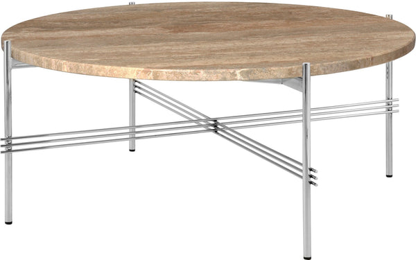 TS Coffee Table Round Ø 31.5 - Polished Steel