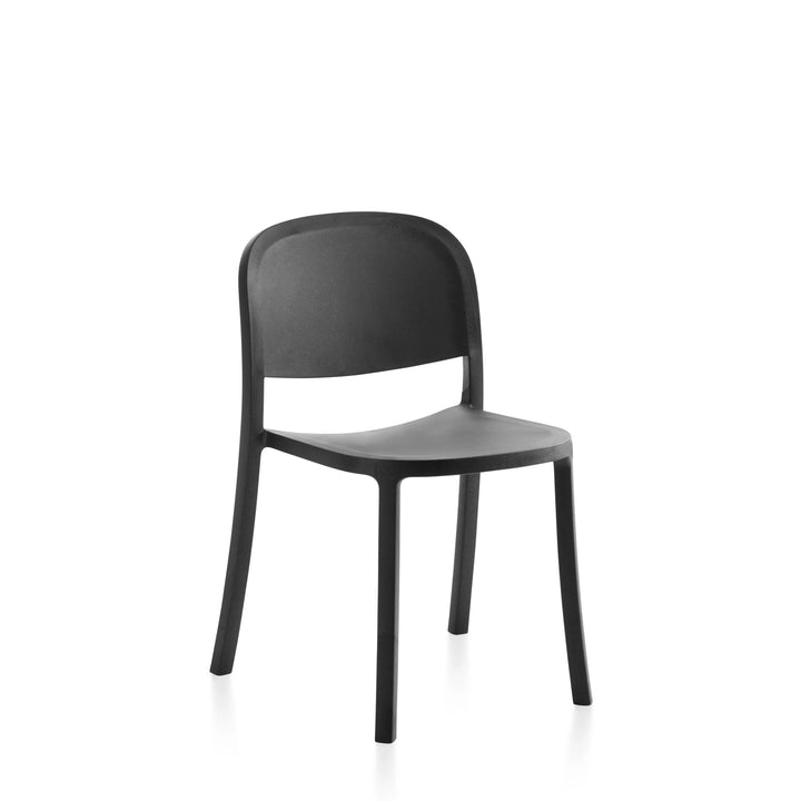 1 Inch Reclaimed Stacking Chair - Emeco Chairs - Dark Grey - HORNE