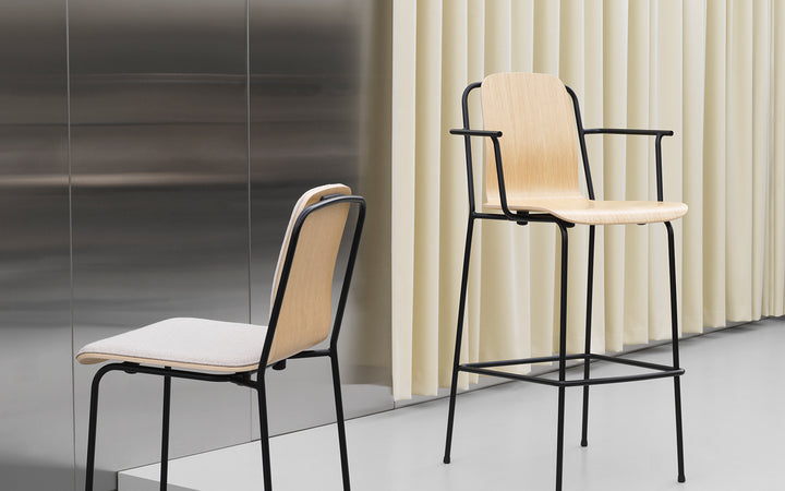 Studio Bar Armchair 65 cm Full Upholstery