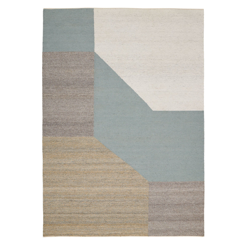 Blocchi rug in Blocchi Aqua 170x240 (5.6' x 7.9')