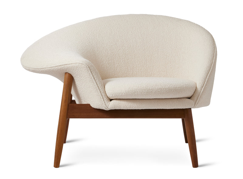 Fried Egg Lounge Chair - Warm Nordic - Chairs - Barnum 09/Smoked Oak - Left - Facing - HORNE