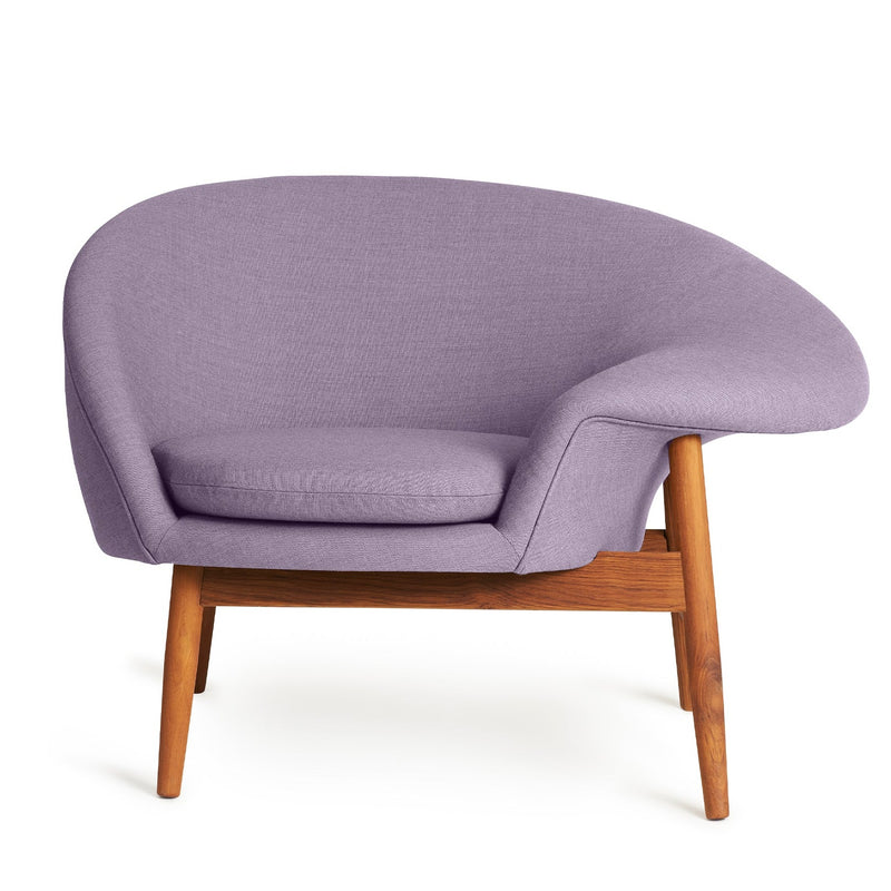 Fried Egg Lounge Chair - Warm Nordic - Chairs - Barnum 09/Smoked Oak - Left - Facing - HORNE