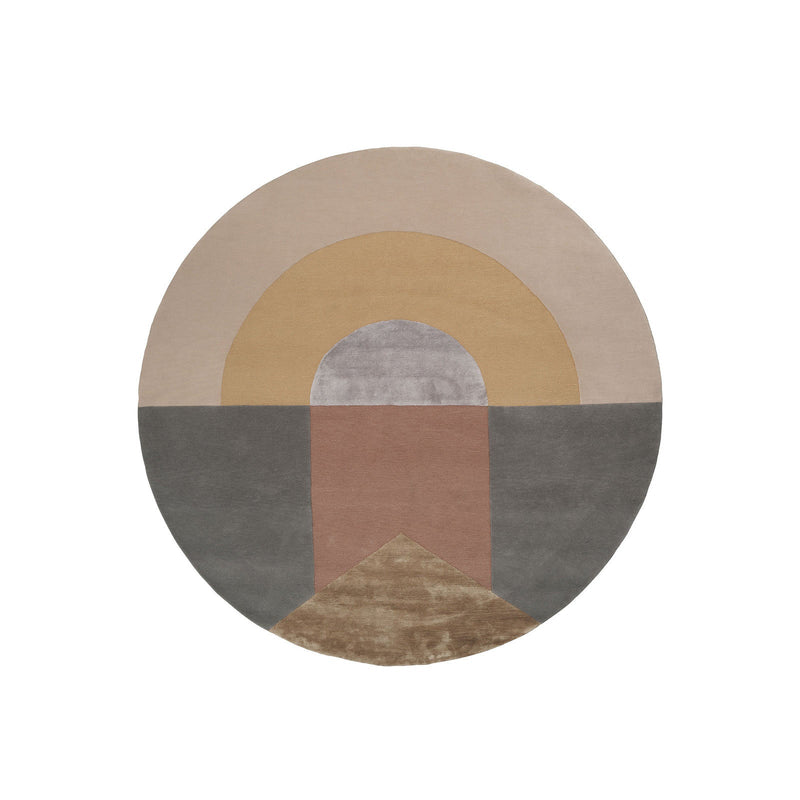 Seraphic Sun rug in Seraphic Sun Combi 250 diam. (8.2' diam.)