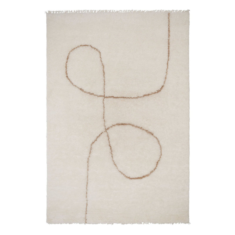 Astral Spiral rug in Astral Spiral Black 170x240 (5.6' x 7.9')