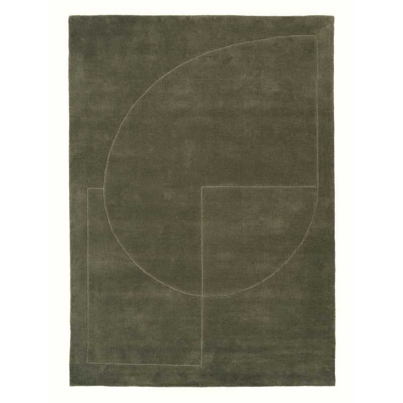 Lineal Poem rug in Amber 170x240 (5.6' x 7.9')