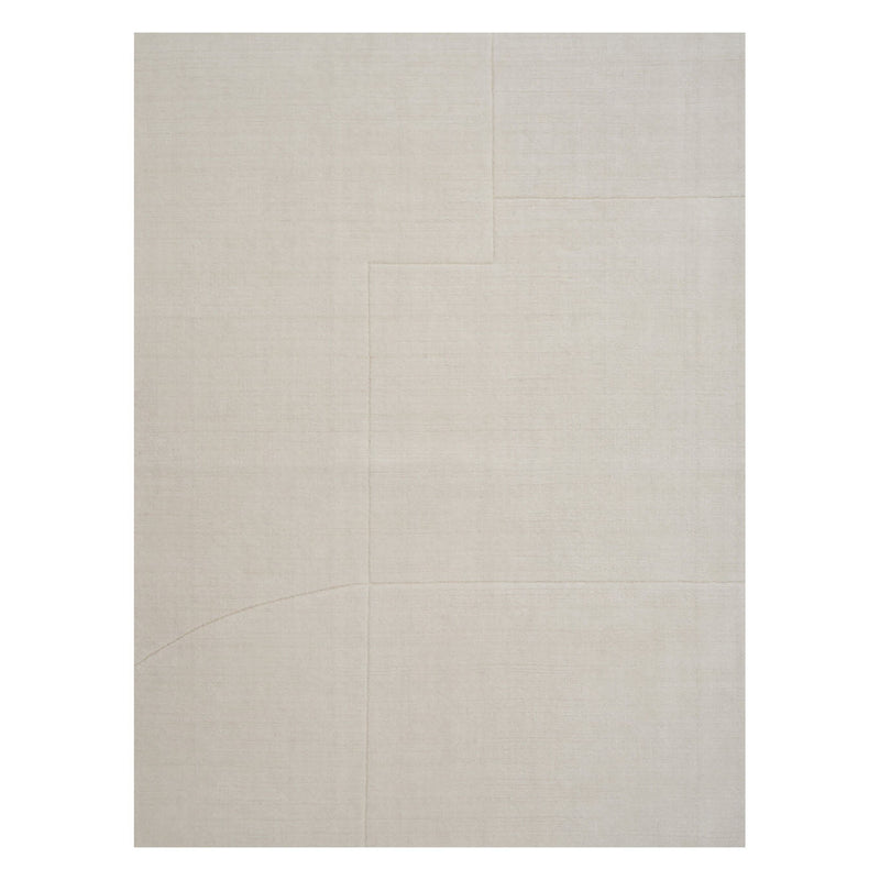 Geometric Maze rug in Beige 170x240 (5.6' x 7.9')