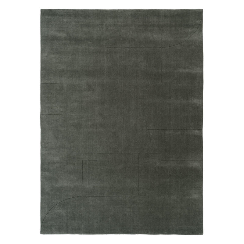 Geometric Maze rug in Beige 170x240 (5.6' x 7.9')