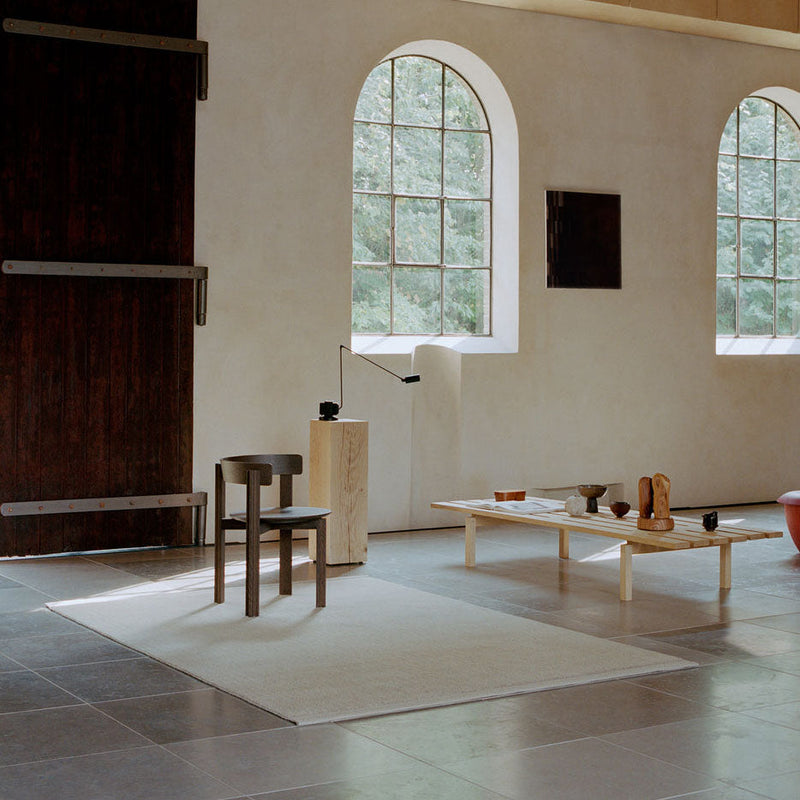 Hushed Frame rug in White 170x240 (5.6' x 7.9')