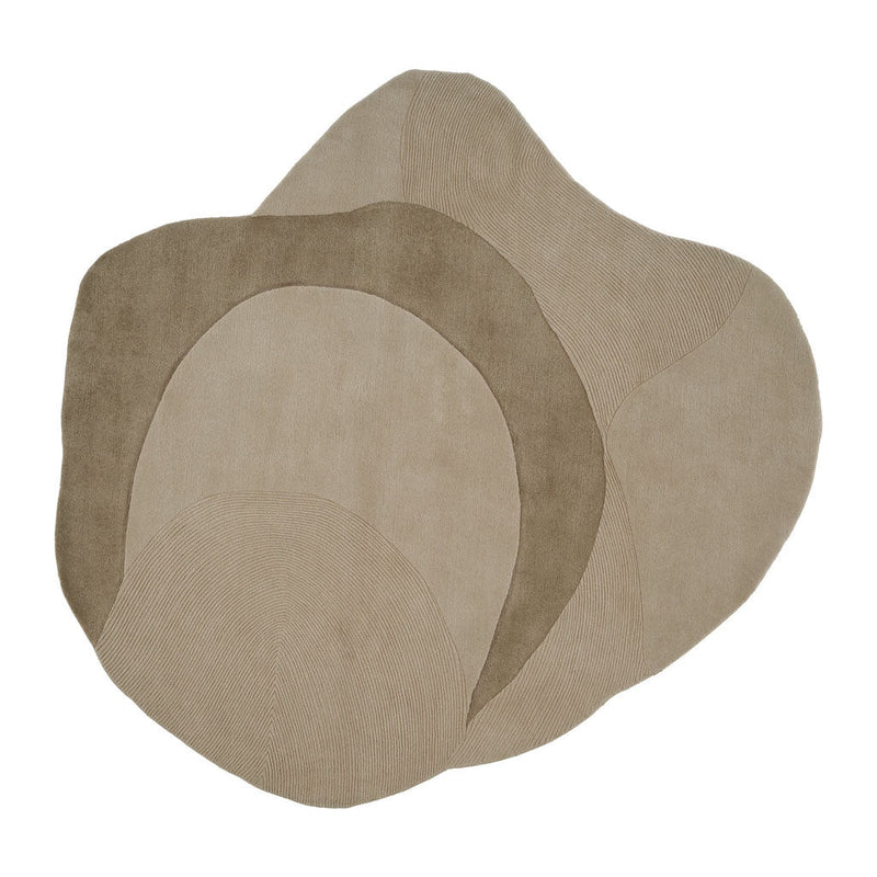 Optical Web rug in Forest 205x220 (6.7' x 7.2')