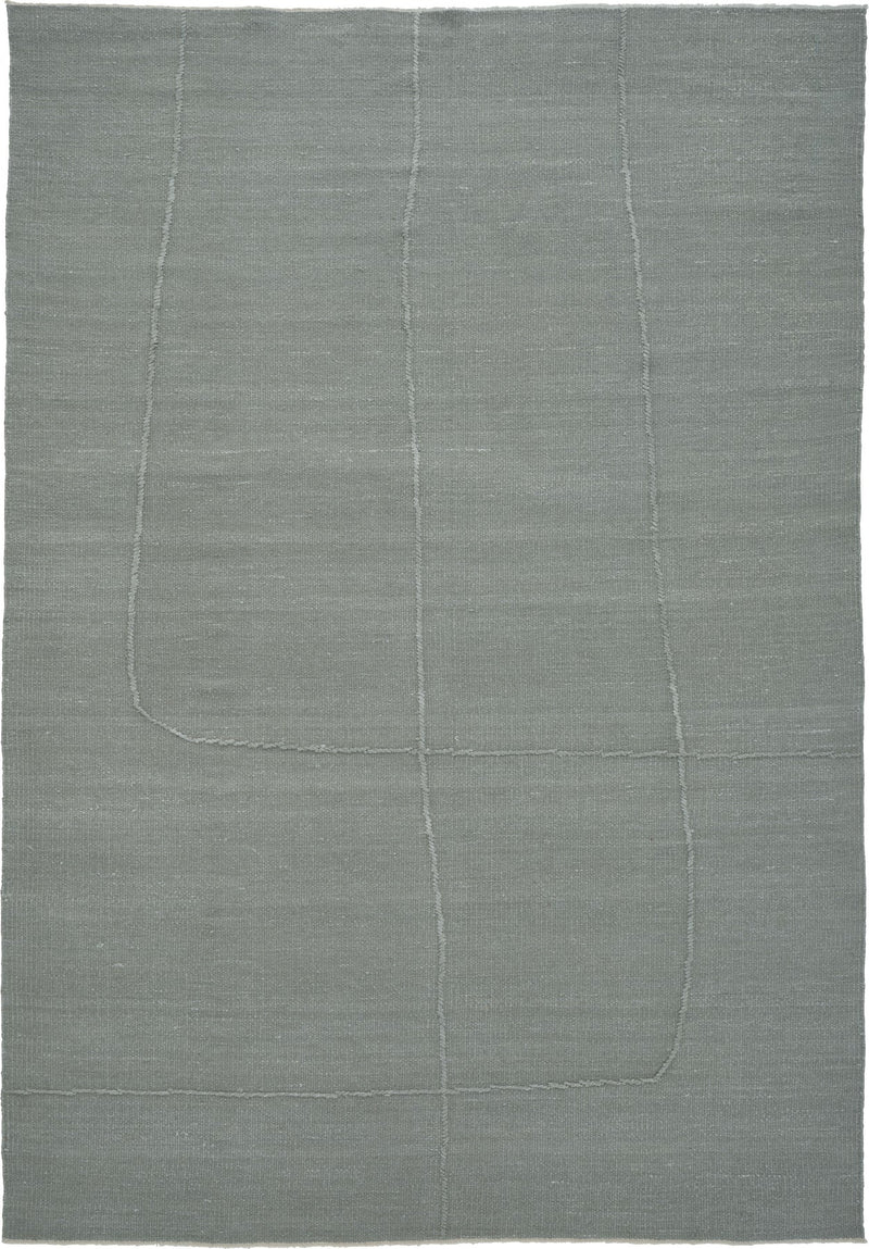 Flow Shen rug in Flow Shen Mint Grey 200x300 (6.6' x 9.8')
