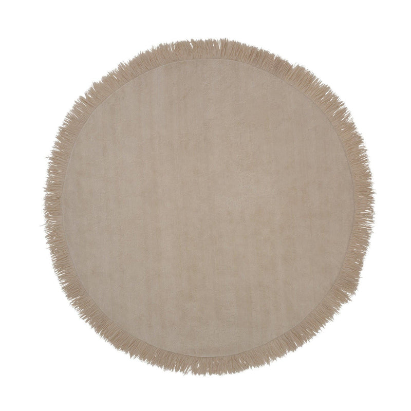 Oceanic Reef rug in Beige 300 diam. (9.8' diam.)