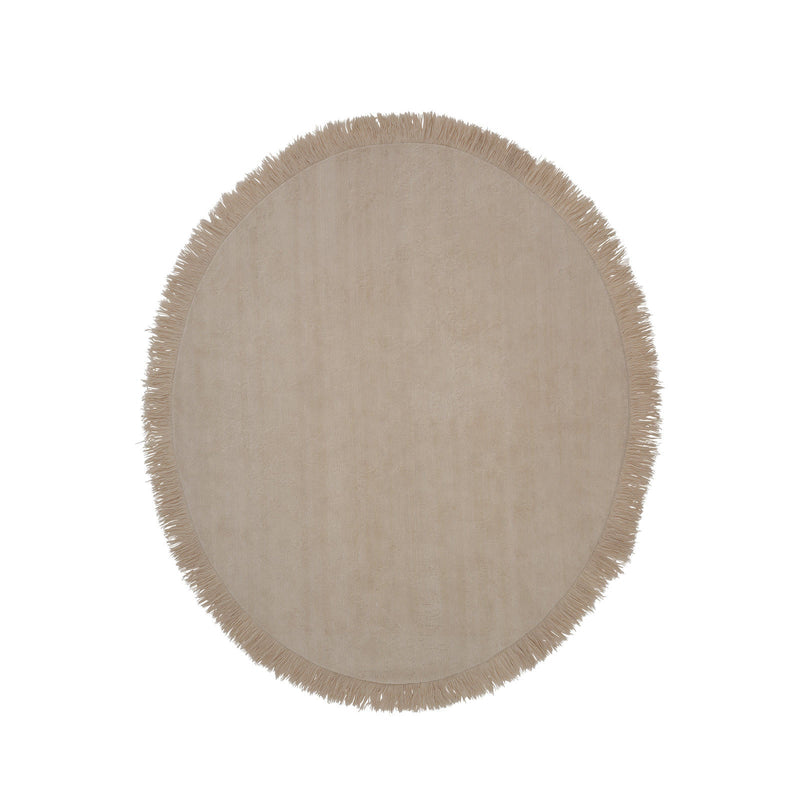 Oceanic Reef rug in Beige 300 diam. (9.8' diam.)