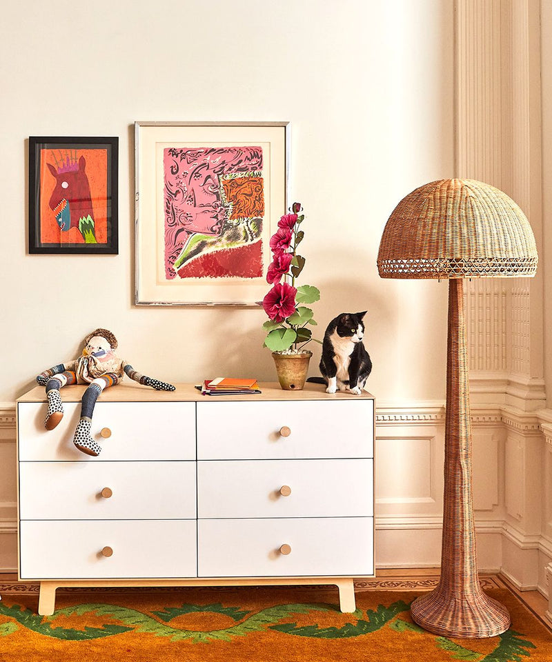 6 Drawer Dresser - Sparrow - Oeuf - Kids + Baby - Birch - HORNE