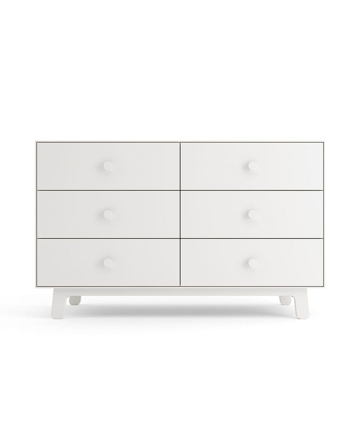 6 Drawer Dresser - Sparrow - Oeuf - Kids + Baby - White - HORNE