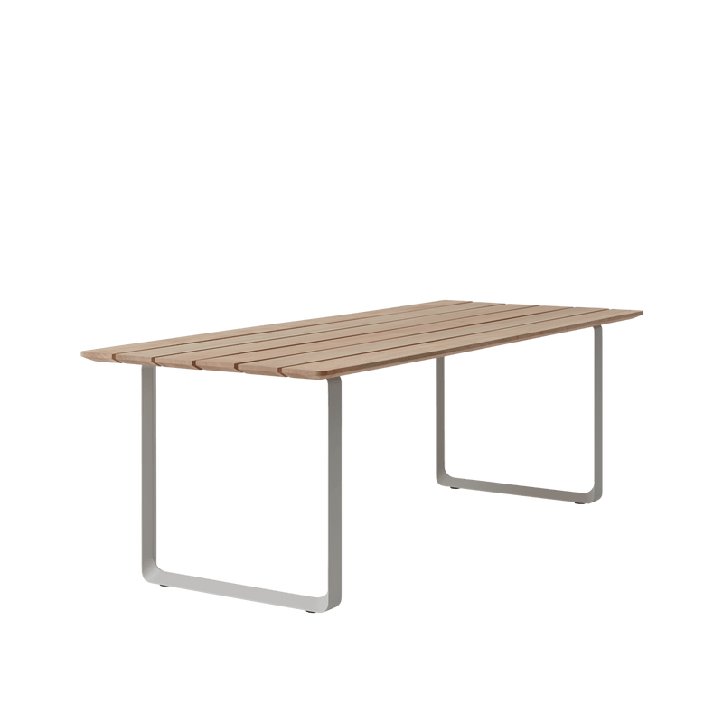 70/70 Outdoor Table - Muuto Tables - Sapele Mahogany/Anthracite Black - HORNE